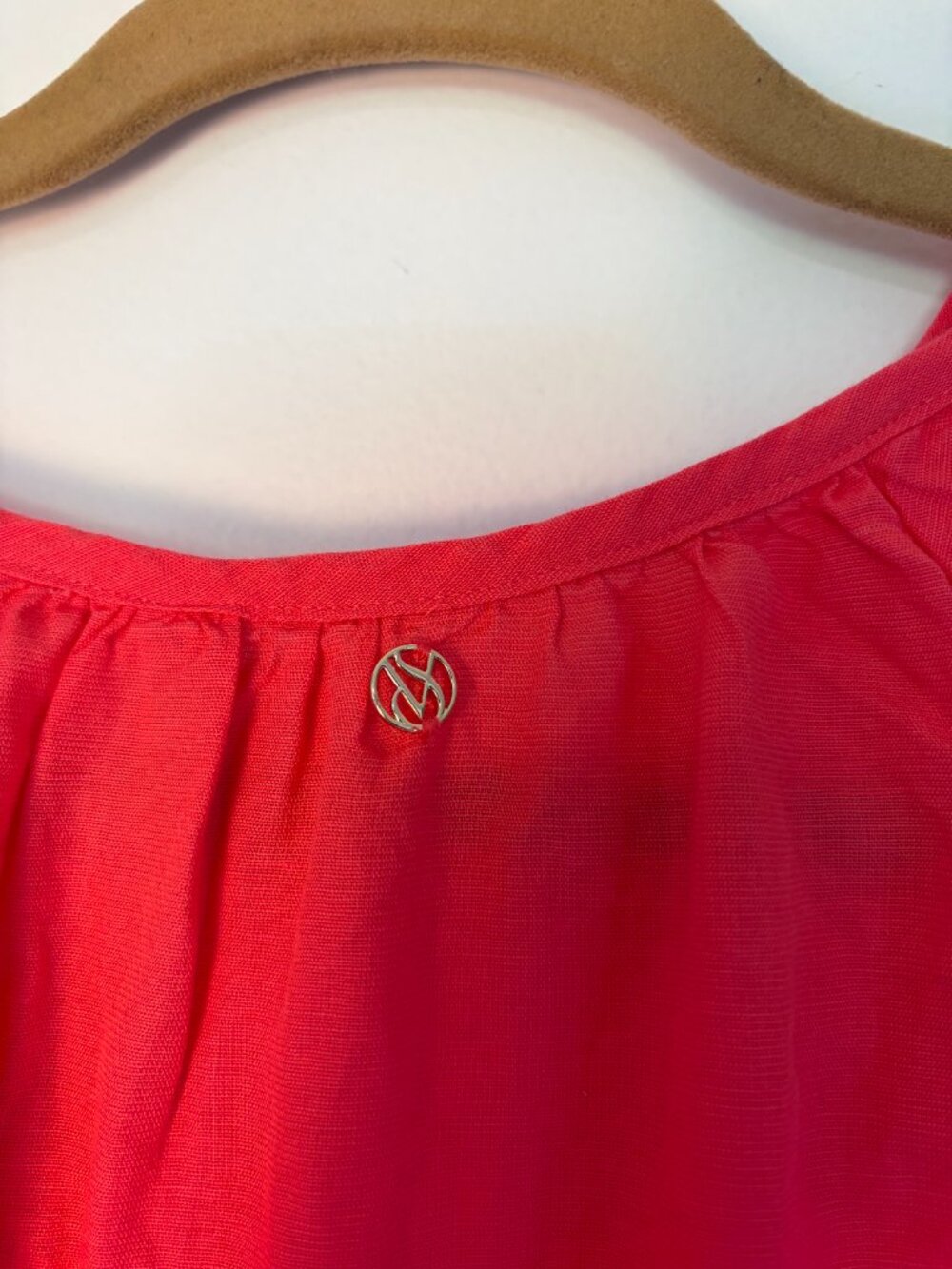 Victoria Secret Swim Coral Longsleeve Swimsuit Coverup - Picture 6 of 7
